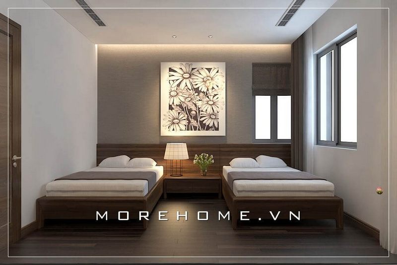 Giường ngủ gỗ hiện đại